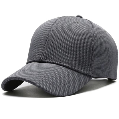 Pineapple Cloth Light Plate Simple Hat Men'S Casual Baseball Cap Fashion Visor Hat Minimalist Female Cap, Big Head Circumference
