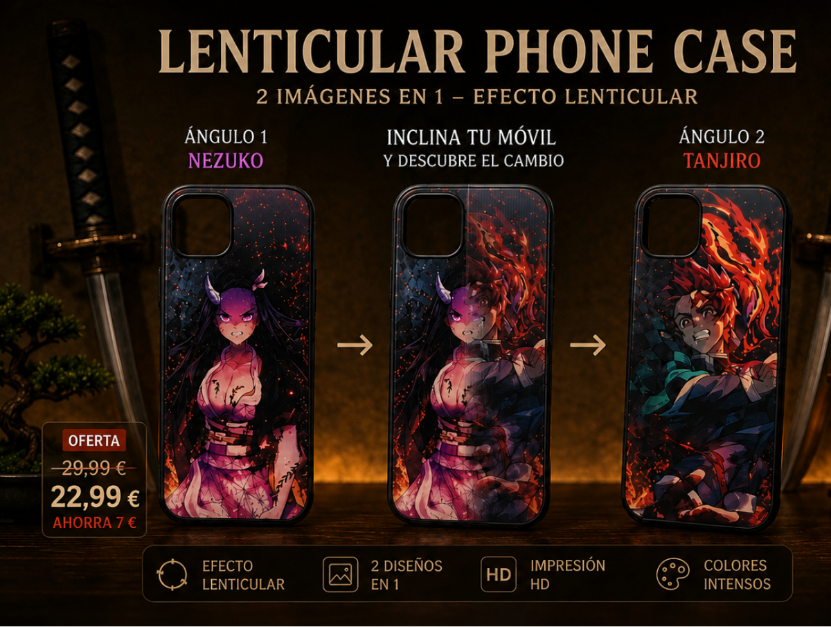 FAMHA Motion Case – Funda Lenticular Anime D.S