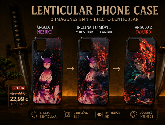FAMHA Motion Case – Funda Lenticular Anime D.S