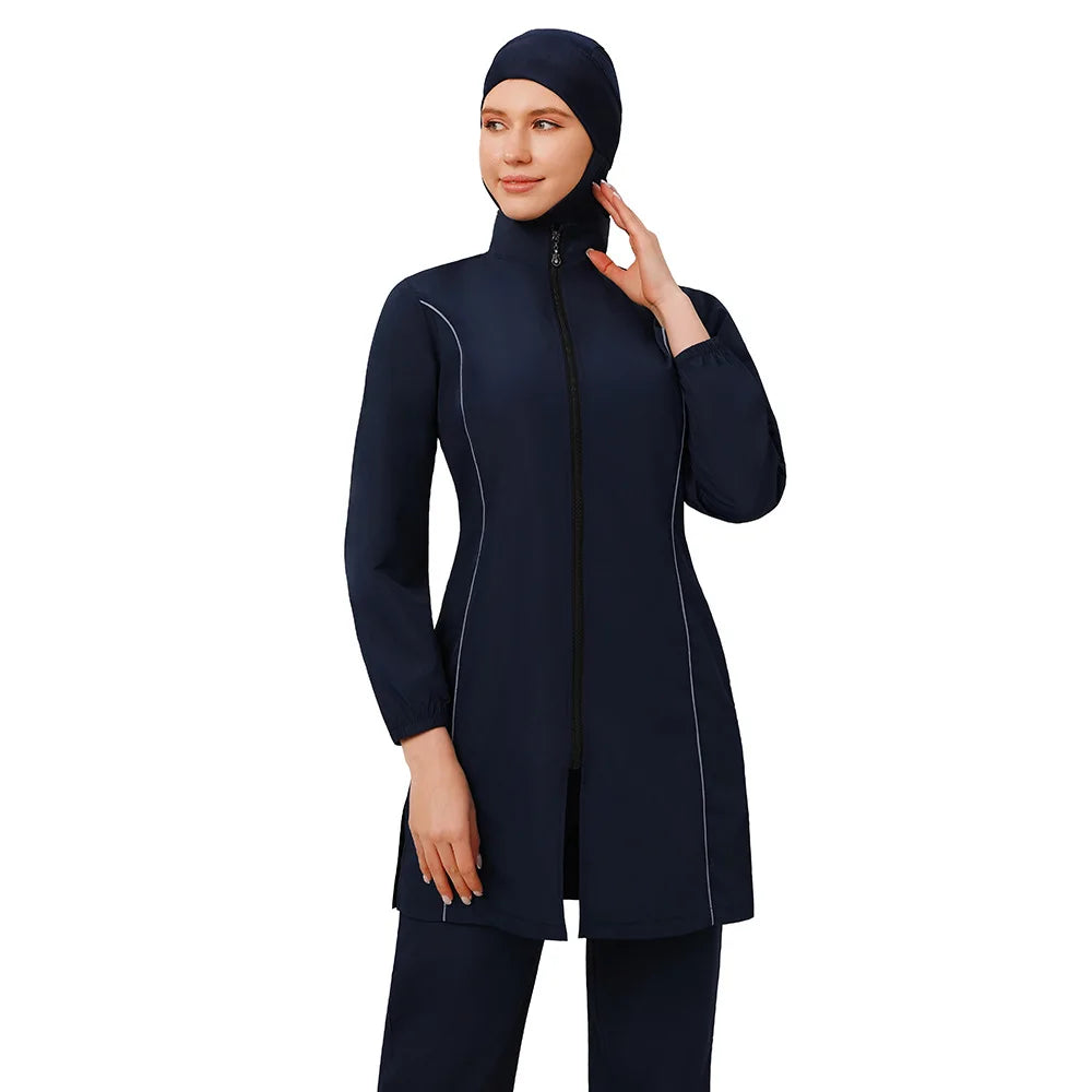 Muslim Women Hijab Swimsuit Swimwear Islam Full Cover Burkini Arab Modest Beachwear Bathing Suit Surf Swim Wear Maillot De Bain