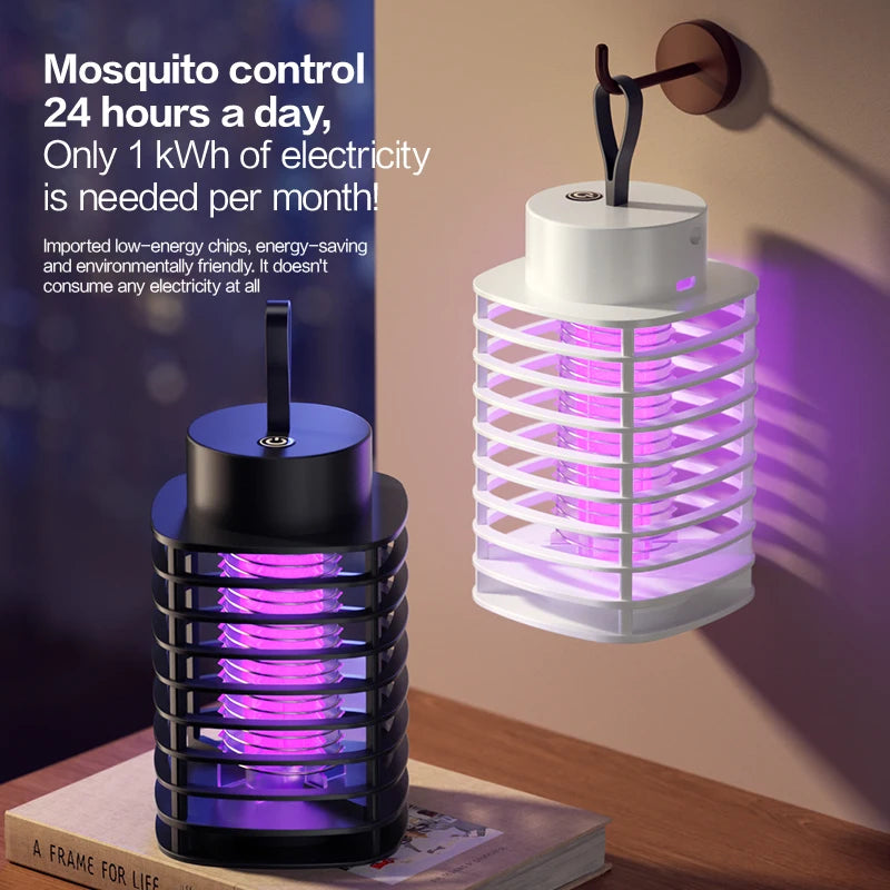5V Silent Mosquito Killer Lamp, Portable Electric Swatter, Indoor Bedroom & Outdoor Mosquito Repeller Insect Fly Trap Bug Zapper