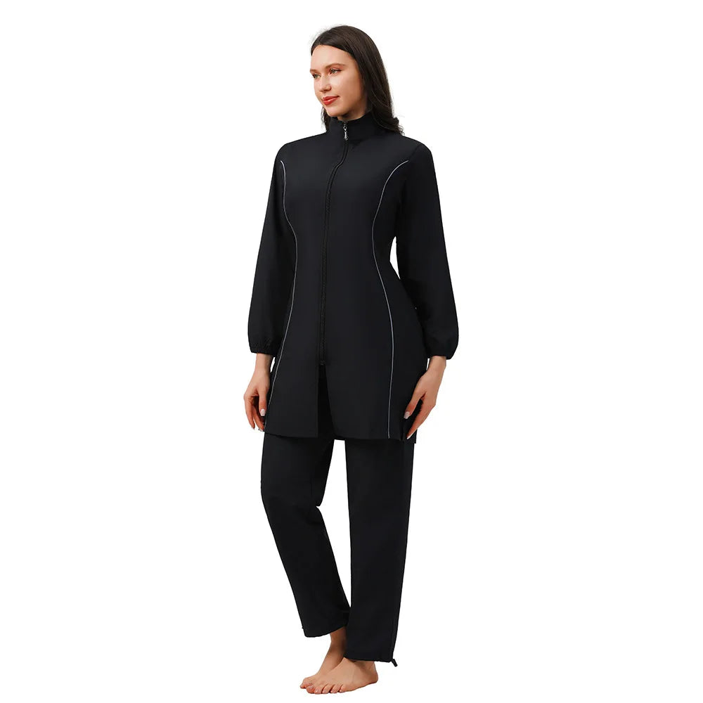 Muslim Women Hijab Swimsuit Swimwear Islam Full Cover Burkini Arab Modest Beachwear Bathing Suit Surf Swim Wear Maillot De Bain