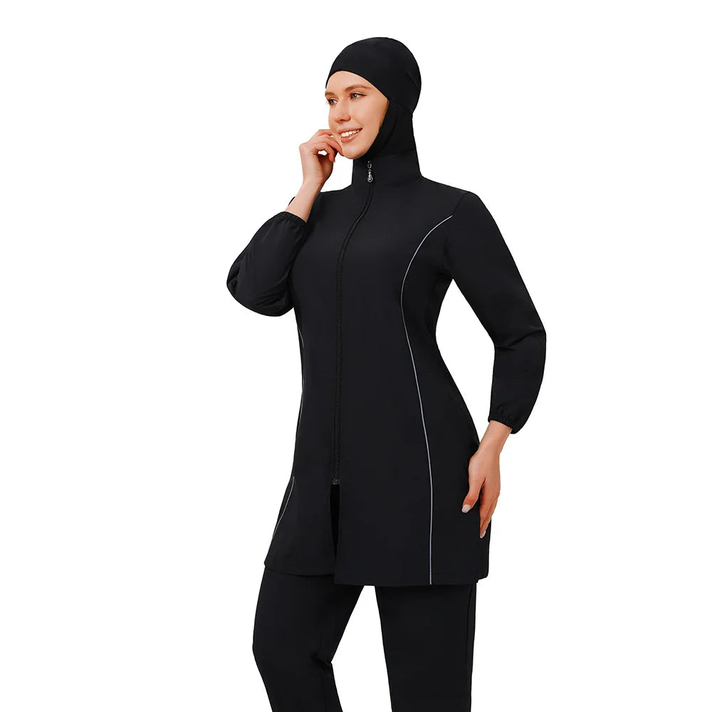 Muslim Women Hijab Swimsuit Swimwear Islam Full Cover Burkini Arab Modest Beachwear Bathing Suit Surf Swim Wear Maillot De Bain
