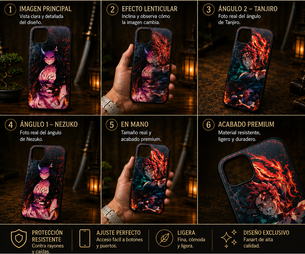FAMHA Motion Case – Funda Lenticular Anime D.S